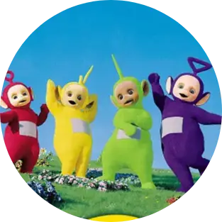 Teletubbiesposter-circular